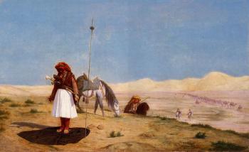 Jean-Leon Gerome : Prayer in the Desert